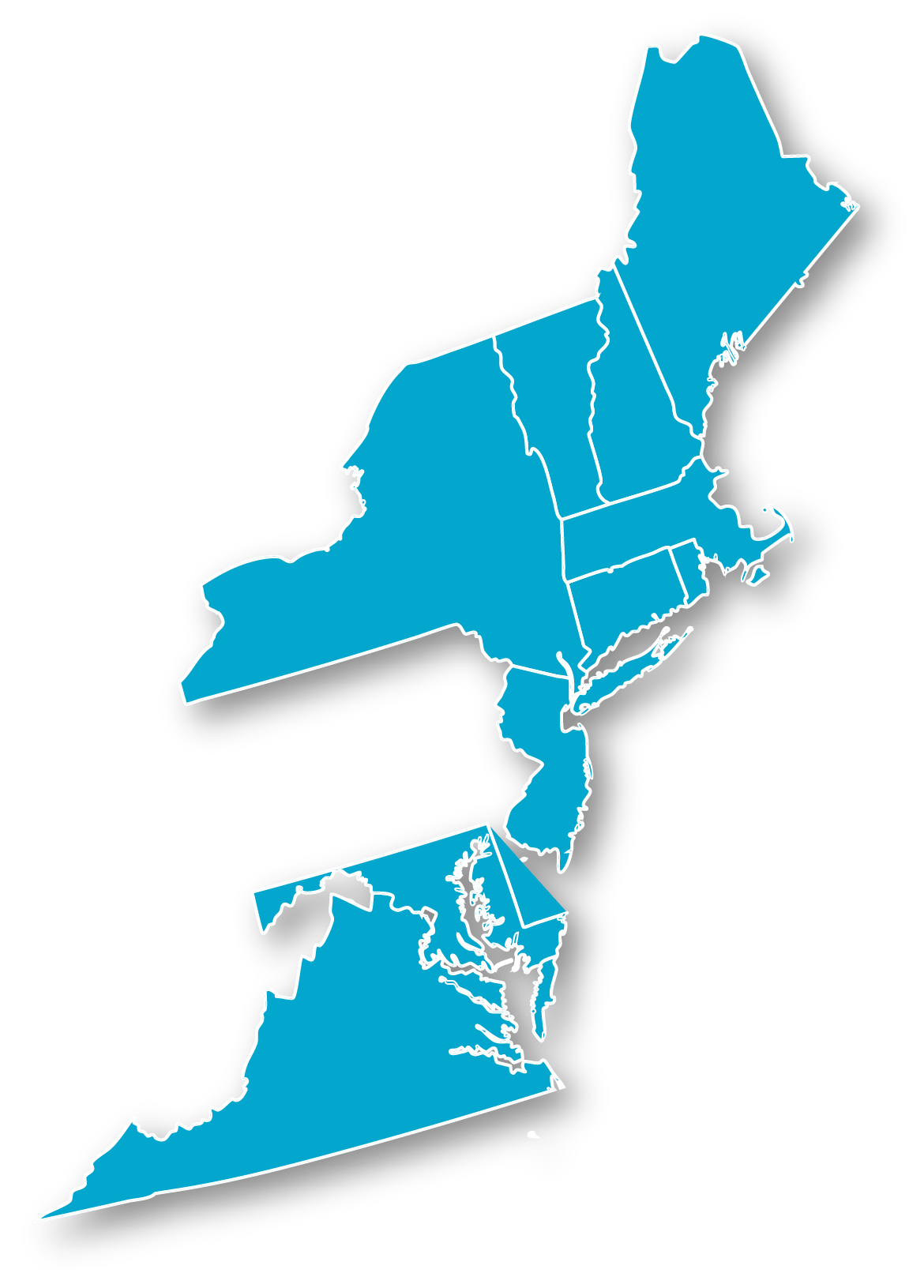 Northeast Map Blue@4x