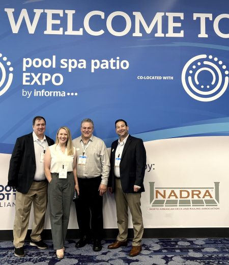 Dan, Dom, Mark, Marie at Pool and Spa Show